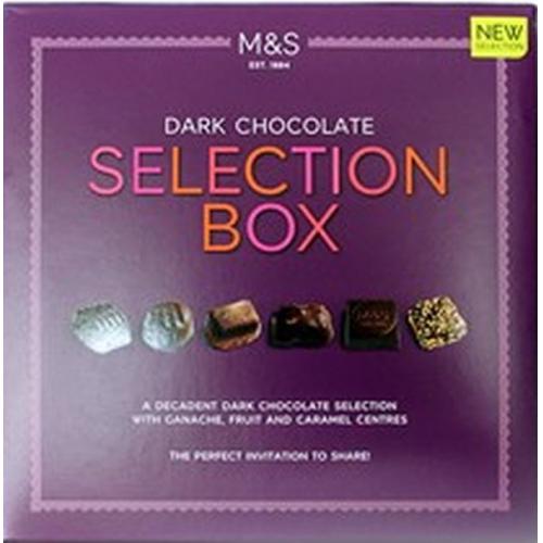 M&S Dk Chocolate Selection Box 12 x 200g