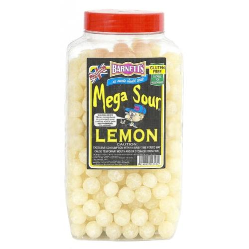 Barnetts Mega Sour Lemon