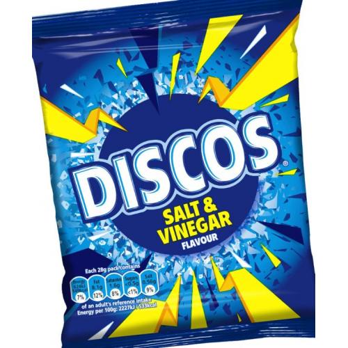 Walkers Discos Standard - Salt & Vinegar