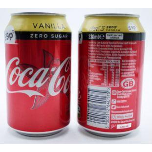 Coke Zero Sugar Vanilla  -