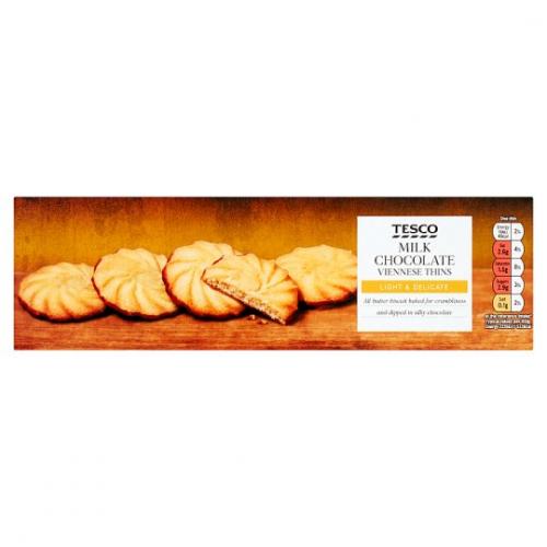 Tesco Viennese Milk Chocolate Thins