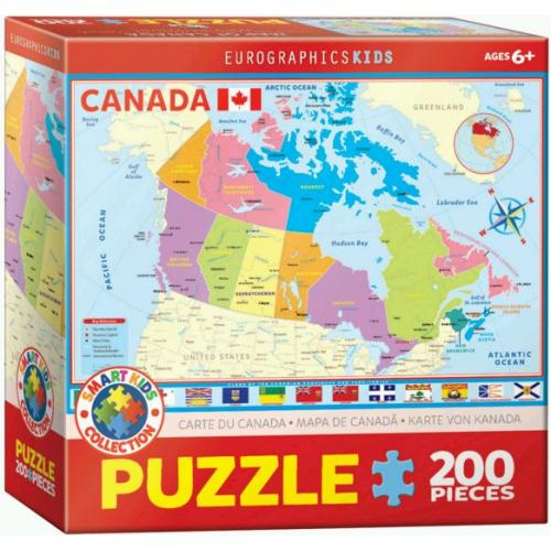 Map of Canada 1 x