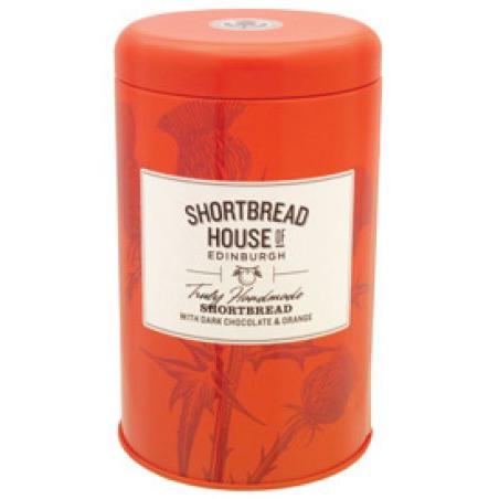 Shortbread House Short Tin - Shortbead with Dark Chocolate & Orange
