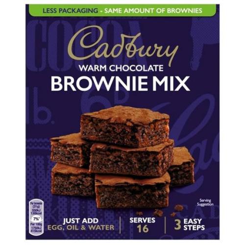 Cadbury Brownie Baking Mix 5 X 350G