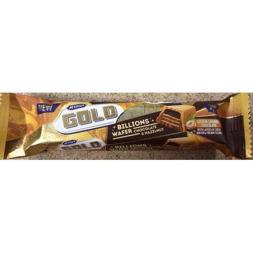 McVitie's Gold Billion Bar Chocolate Hazelnut