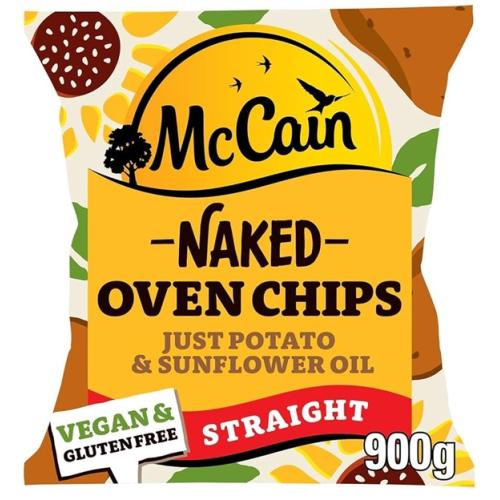 McCain Naked Oven Chips Straight- Vegan & Gluten Free