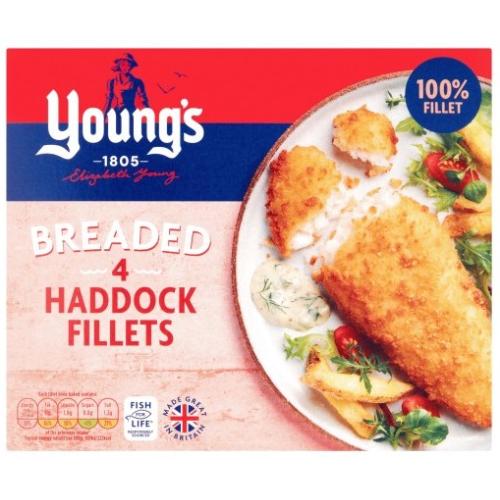 Young's 4 Haddock Fillets