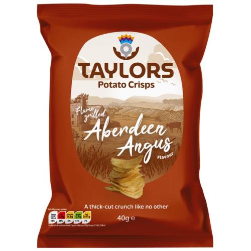 Taylors Crisps Flame Grilled Aberdeen Angus