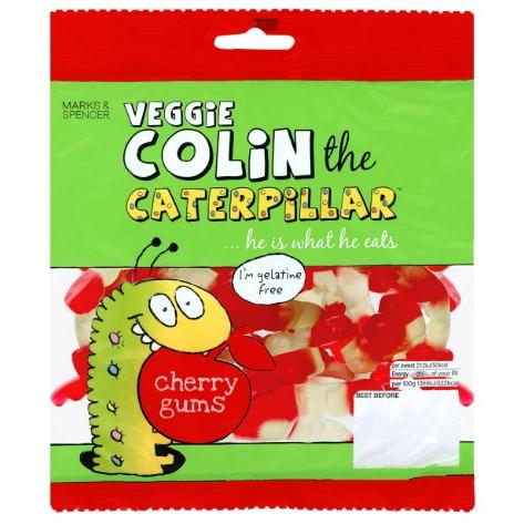 Colin the Caterpillar Cherry Gum