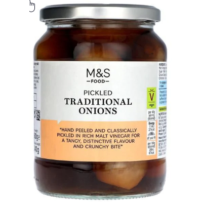 Large Pickled Traditional Onions