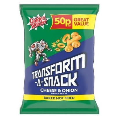 Golden Wonder TRANSFORM CHEESE & ONION