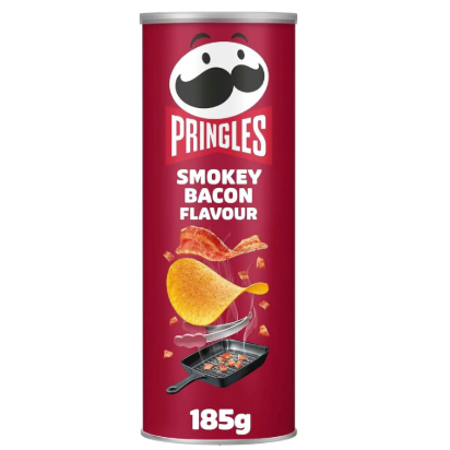 PRINGLES SMOKEY BACON FLAVOUR SHARING CRISPS