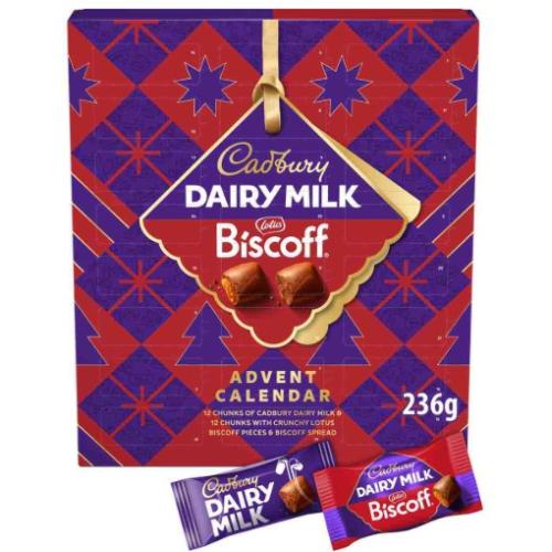 Cadbury Dairy Milk Biscoff Chunk Advent Calendar