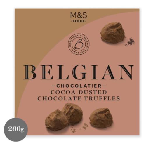 Belgian Cocoa Dusted Chocolate Truffles