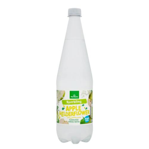 Morrisons Sparkling Apple & Elderflower No Added Sugar Spring Water