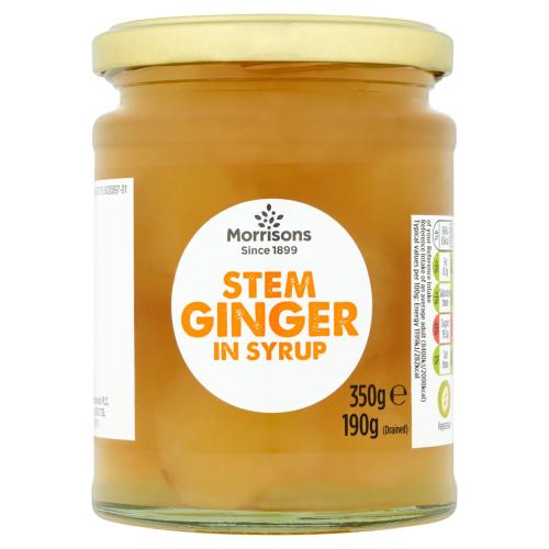 Morrisons Stem Ginger In Syrup