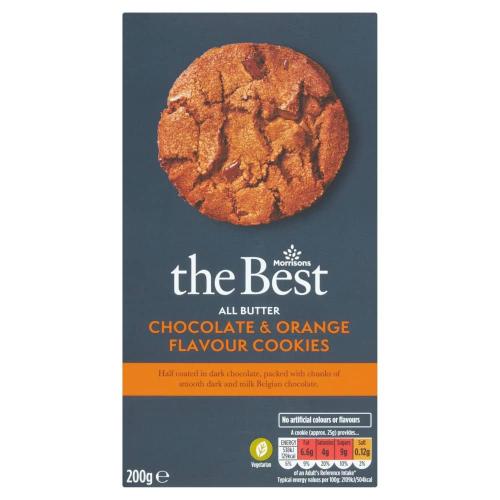 Morrisons The Best Chocolate Orange Cookies