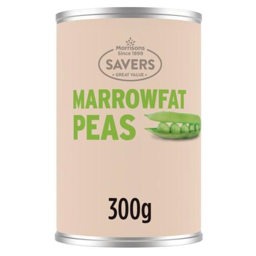 MORRISONS SAVERS MUSHY PEAS 300G
