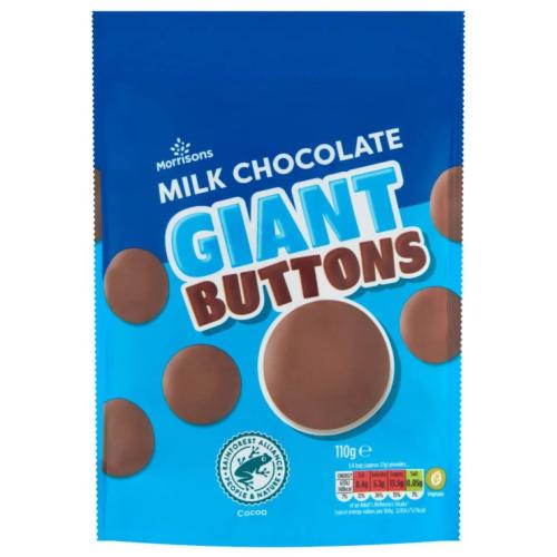 MORRISONS GIANT MILK BUTTONS 110G