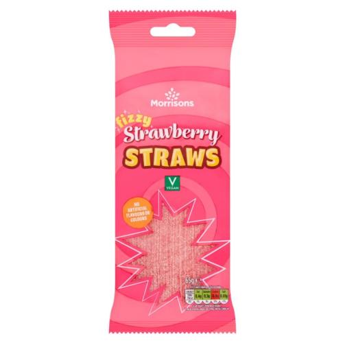 MORRISONS STRAWBERRY PENCILS 65G