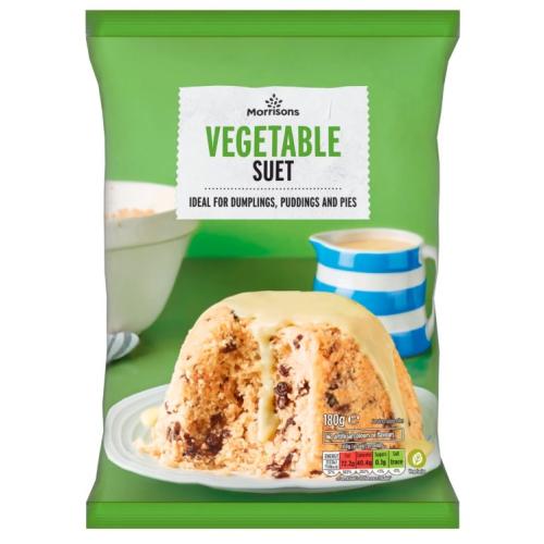 MORRISONS VEGETABLE SUET 180G