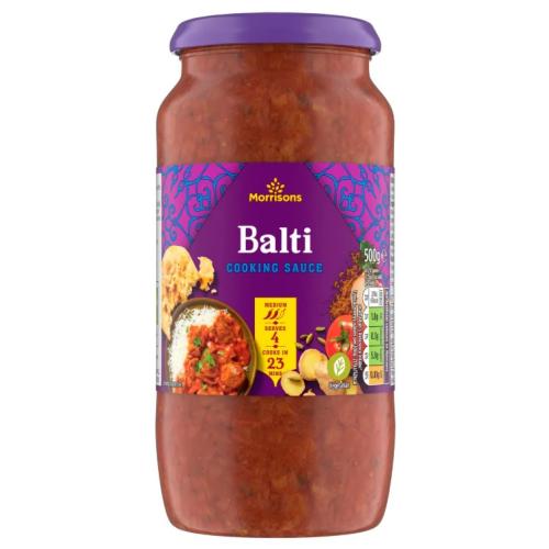 MORRISONS BALTI SAUCE 500G
