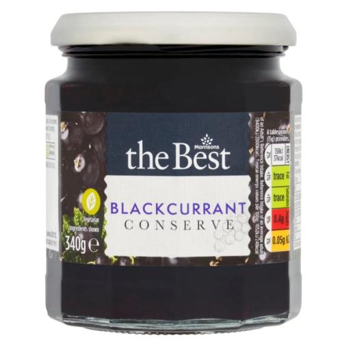 MORRISONS THE BEST BLACKCURRANT CONSERVE 340G