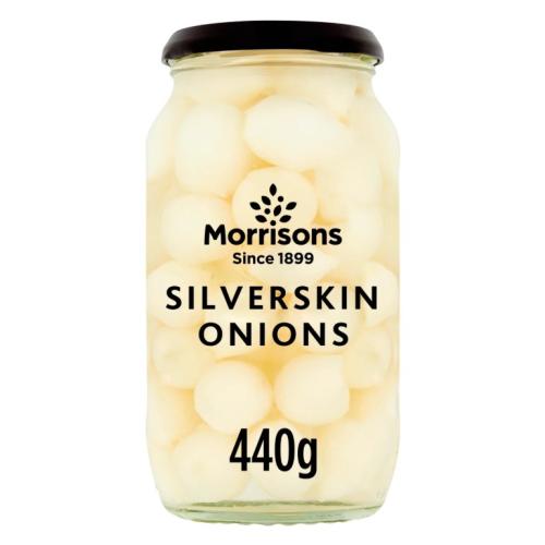 MORRISONS SILVERSKIN ONIONS 440G