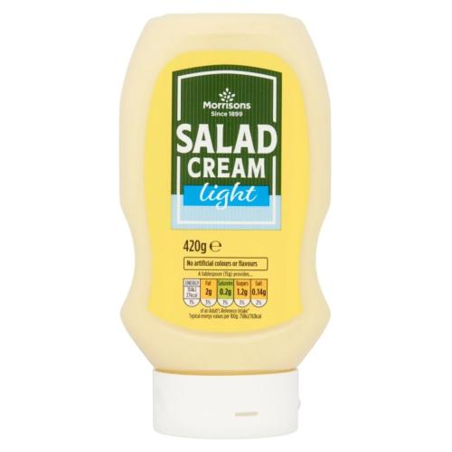 MORRISONS LIGHT SALAD CREAM 420G
