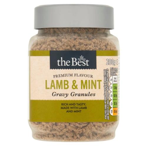 MORRISONS THE BEST LAMB & MINT GRAVY GRANULES 200G