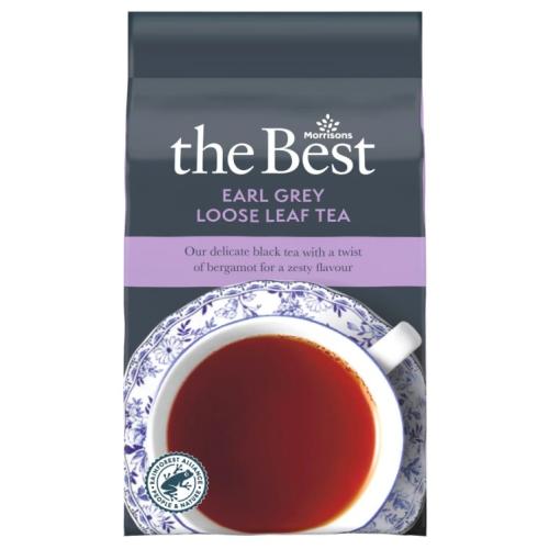 MORRISONS THE BEST EARL GREY LOOSE TEA 125G