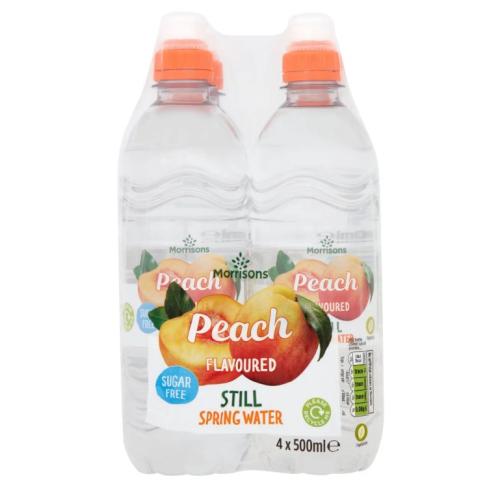 MORRISONS STILL SPRING WATER PEACH