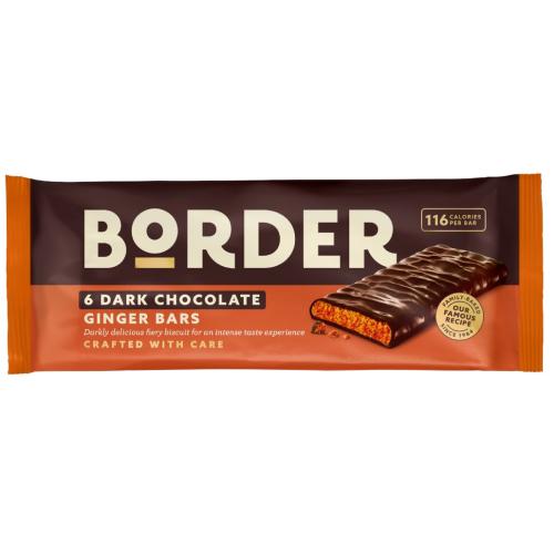 Border Dark Chocolate Ginger Bars