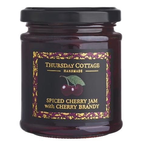 Thursday Cottage Deluxe Spiced Cherry Jam with Cherry Brandy