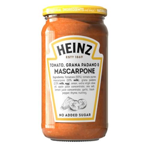Heinz Tomato Mascarpone & Grana Padano Pasta Sauce