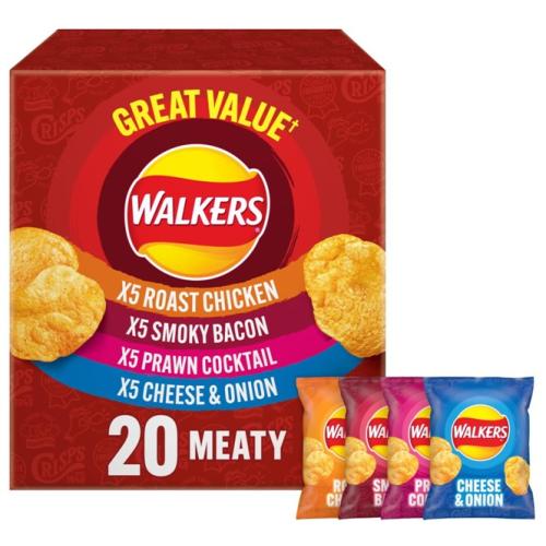 Walkers Multipack Box - Meaty