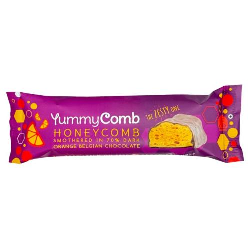 YummyComb Bar - 70% Dark Orange Chocolate