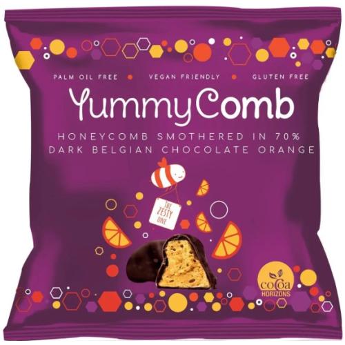 YummyComb Pouch - 70% Dark Orange Chocolate