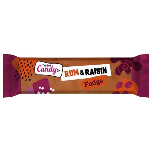 The Real Candy Co. Fudge Bar - Rum & Raisin