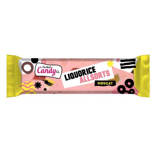 The Real Candy Co. Nougat Bar - Liquorice