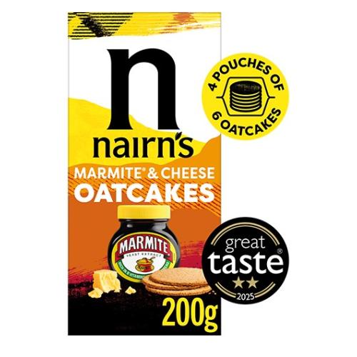 Nairn's Marmite & Cheese Oatcakes