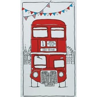 Tea Towels - Sketchy London Bus
