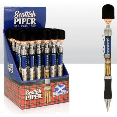 Pen Set - Scots Piper Heads