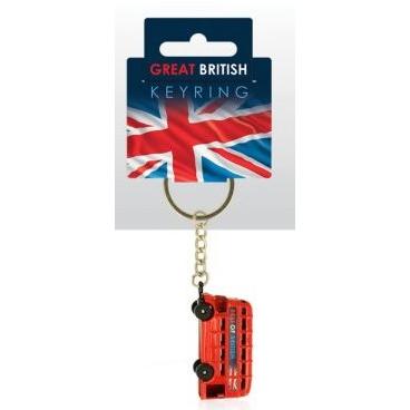 Keyring - Metal London Bus