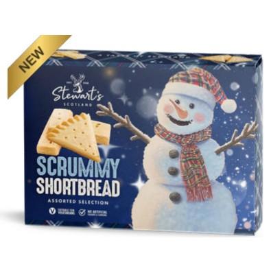 Stewart's Signature Scrummy Shortbread - Snowman