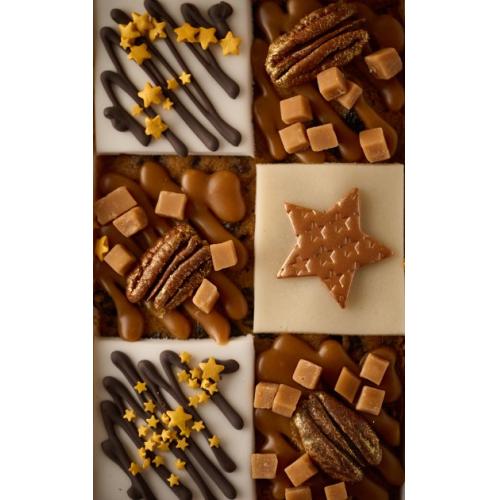 Original Cake Co. Festive 6 Piece Spiced Rum Date & Caramel Tray Bake