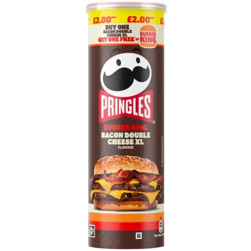 Pringles Burger King - Bacon Double Cheese Burger