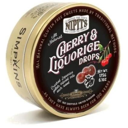Simpkins Nipits Cherry and Liquorice Drops