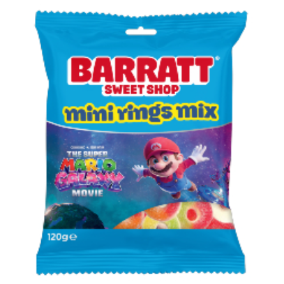 Barratt Sweet Shop Super Mario - Mini Rings