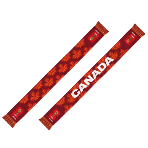 Double-Sided Printed Scarf - World Cup Canada